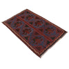 Handmade Balochi Carpet 2' 9" x 4' 3" ft / 83 x 129 cm - No. B18257