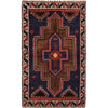 Handmade Balochi Carpet 2' 10" x 4' 8" ft / 86 x 141 cm - No. B18311