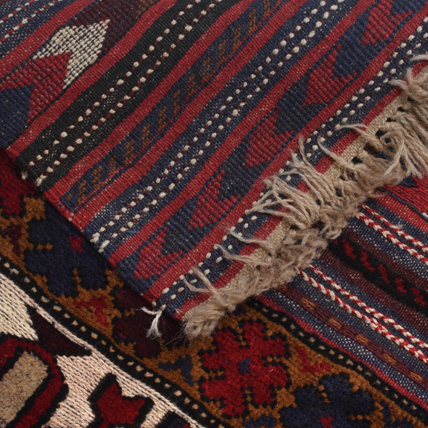 Handmade Barjista Kilim Runner Rug 2' 7" x 11' 8" ft / 80 x 355 cm - No. B18422