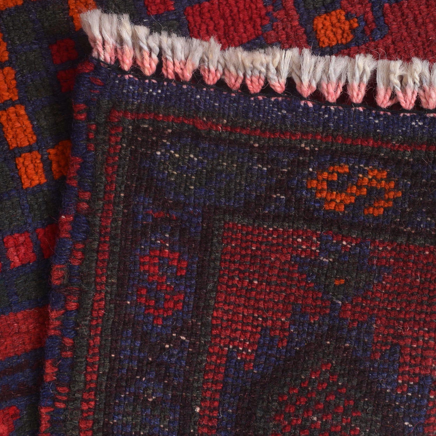 Red Color Prayer Rug 2' 8" x 4' 9" ft / 82 x 144 cm - B18448