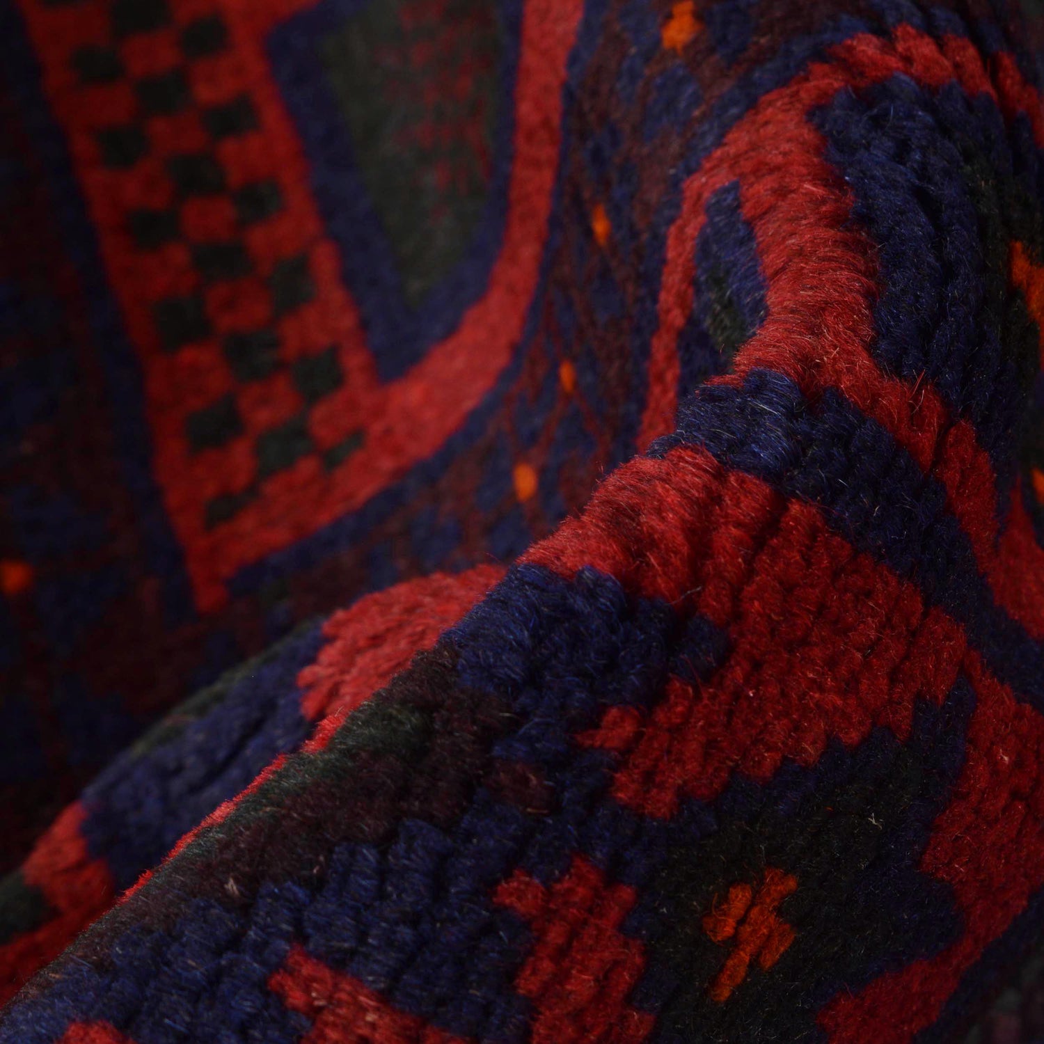 Red Color Prayer Rug 2' 8" x 4' 9" ft / 82 x 144 cm - B18448