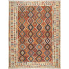 Hand Woven Wool Kelim 8' 7" x 11' 5" ft / 261 x 348 cm - No. B18496