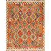 Handmade Vegetable Kilim 5' 3" x 6' 8" ft / 160 x 203 cm - No. B18505