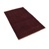Red Color Prayer Rug 2' 10" x 4' 5" ft / 87 x 135 cm - B18618