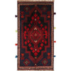 Hand Knotted Baluchi Rug 2' 10" x 5' 0" ft / 87 x 153 cm - No. B18901