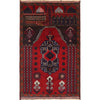 Muslim Prayer Rug 3' 1" x 5' 1" ft / 94 x 154 cm - B18904