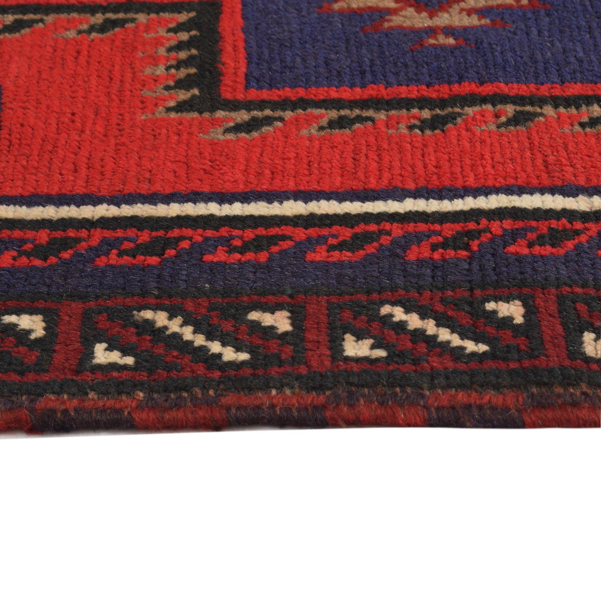 Handmade Balochi Carpet 2' 11" x 4' 6" ft / 89 x 136 cm - No. B18911