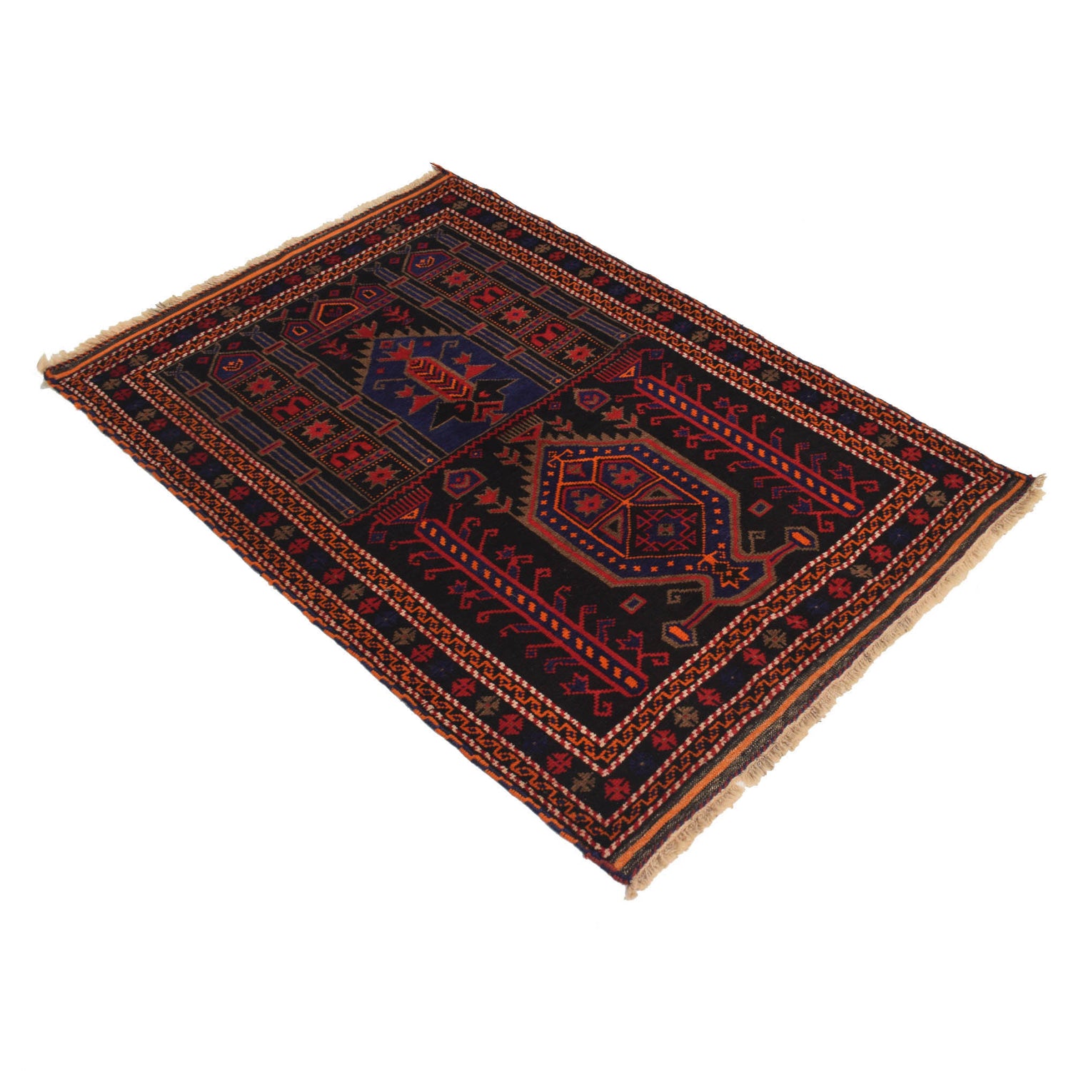 Muslim Prayer Rug 3' 0" x 4' 5" ft / 92 x 135 cm - B18929