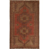 Hand Knotted Overdyed Rug 2' 7" x 4' 10" ft / 80 x 147 cm - No. B19260