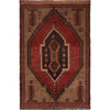 Brown Color Overdyed Area Rug 2' 9" x 4' 6" ft / 83 x 138 cm - No. B19261