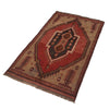 Brown Color Overdyed Area Rug 2' 9" x 4' 6" ft / 83 x 138 cm - No. B19261