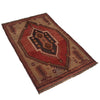 Brown Color Overdyed Area Rug 2' 9" x 4' 6" ft / 83 x 138 cm - No. B19261