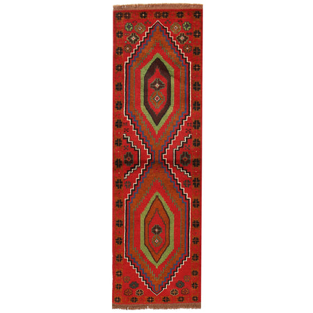Authentic Tribal Baluchi Runner 2' 1" x 6' 8" ft / 64 x204 cm - No. B19265