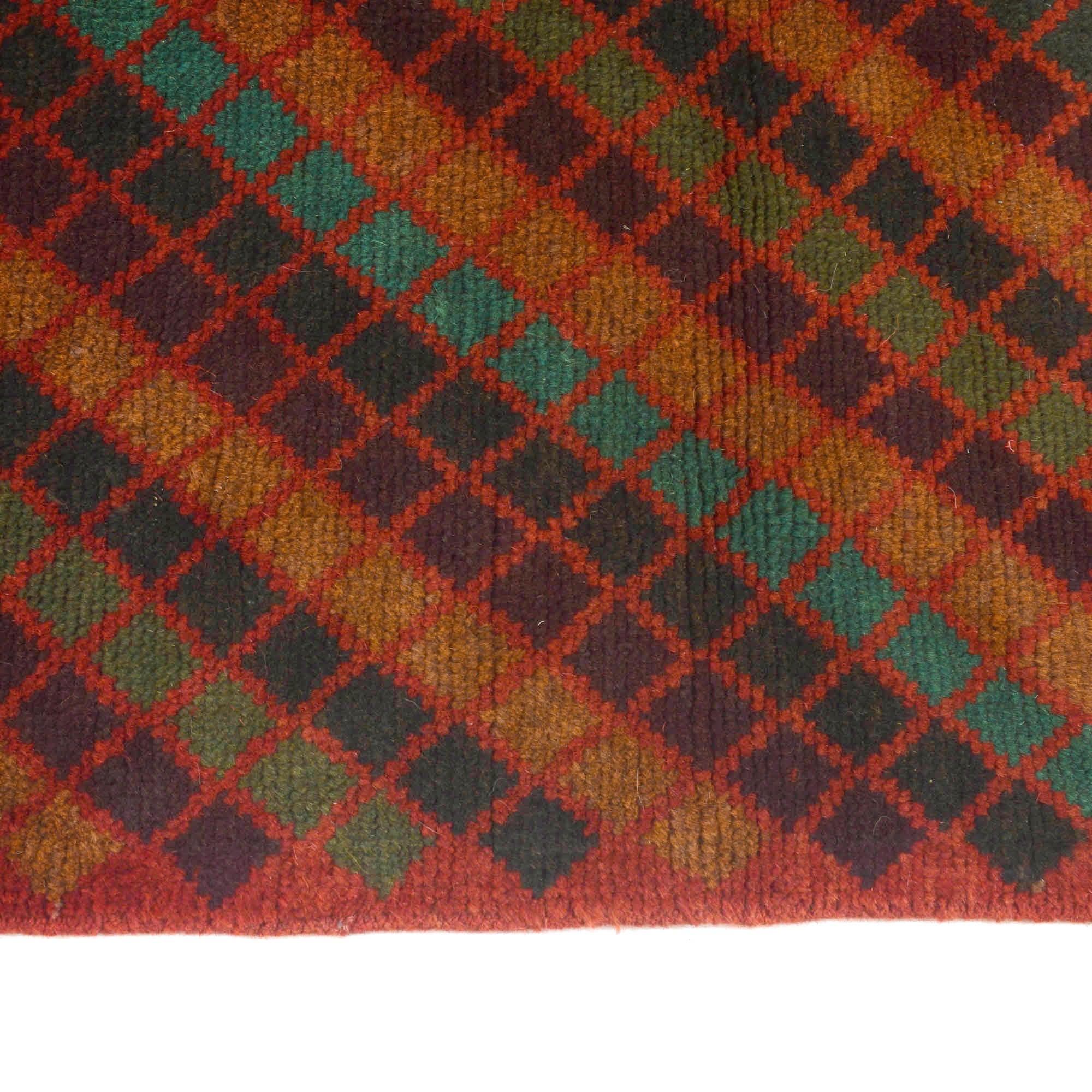 Hand-Knotted Baluchi Runner Rug 2' 7" x 9' 8" ft / 78 x 295 cm - No. B19289
