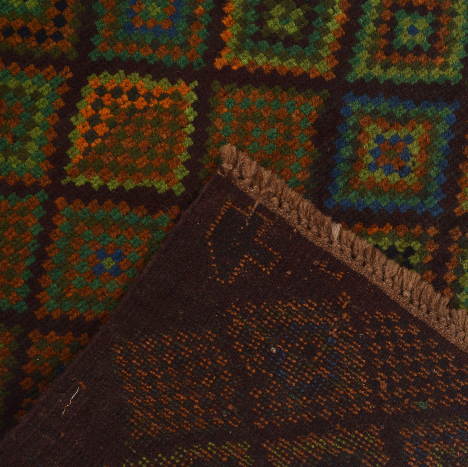 Hand-Knotted Baluchi Runner Rug 2' 9" x 9' 9" ft / 84 x 298 cm - No. B19298