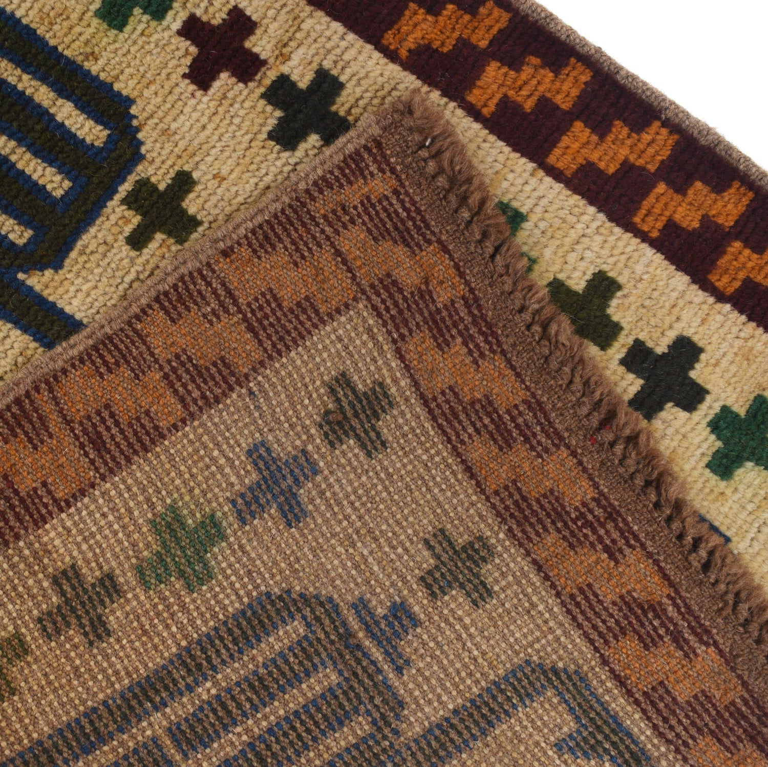 Hand-Knotted Baluchi Runner Rug 2' 7" x 9' 3" ft / 78 x 281 cm - No. B19301