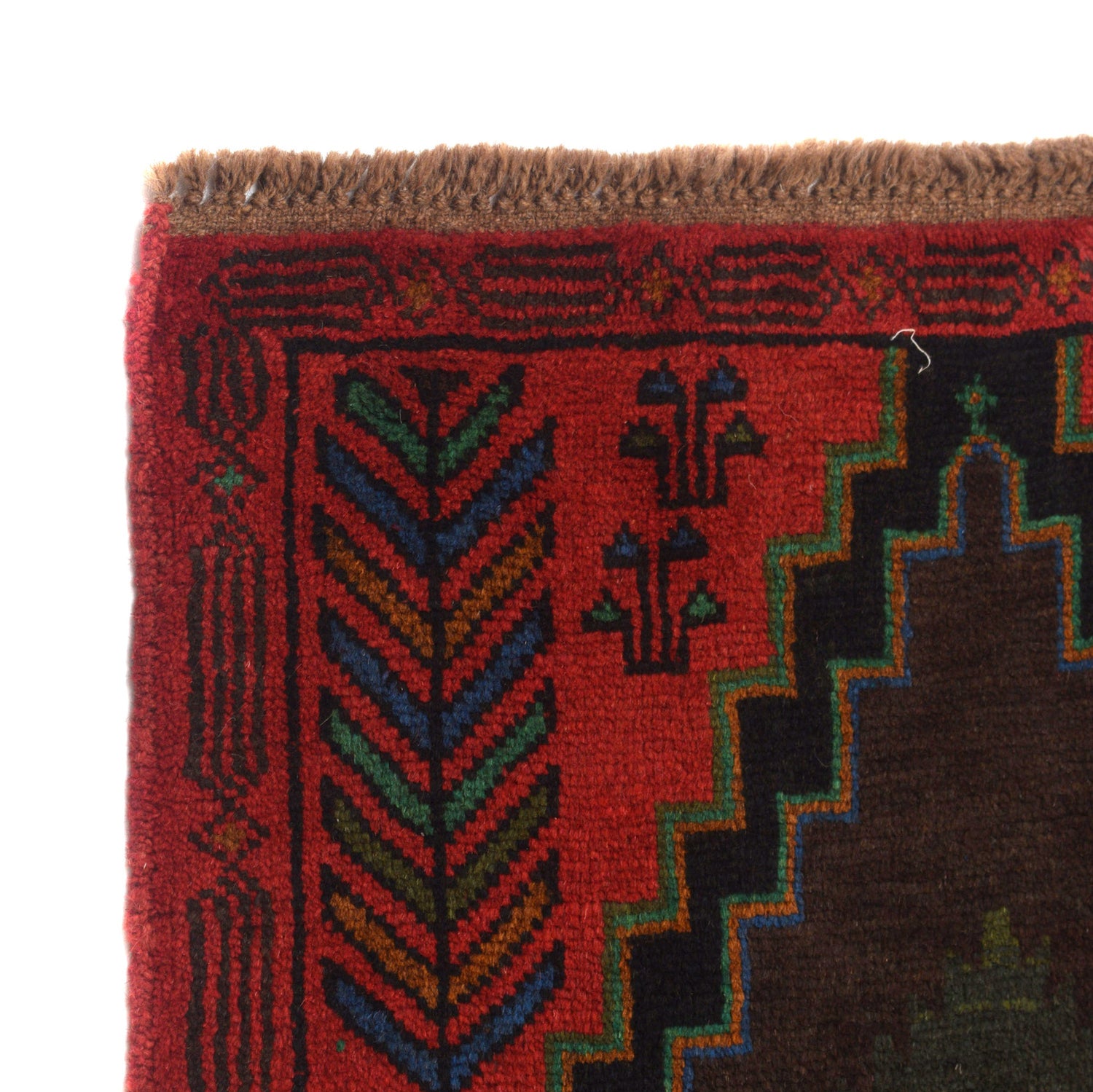 Hand-Knotted Baluchi Runner Rug 2' 9" x 9' 9" ft / 83 x 298 cm - No. B19305