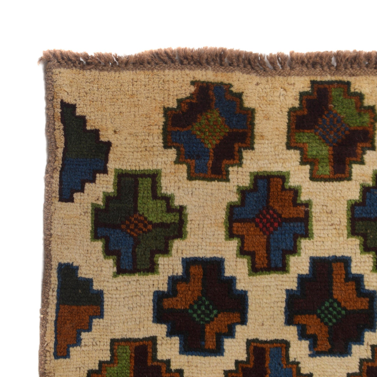 Hand-Knotted Baluchi Runner Rug 2' 7" x 9' 11" ft / 80 x 301 cm - No. B19309