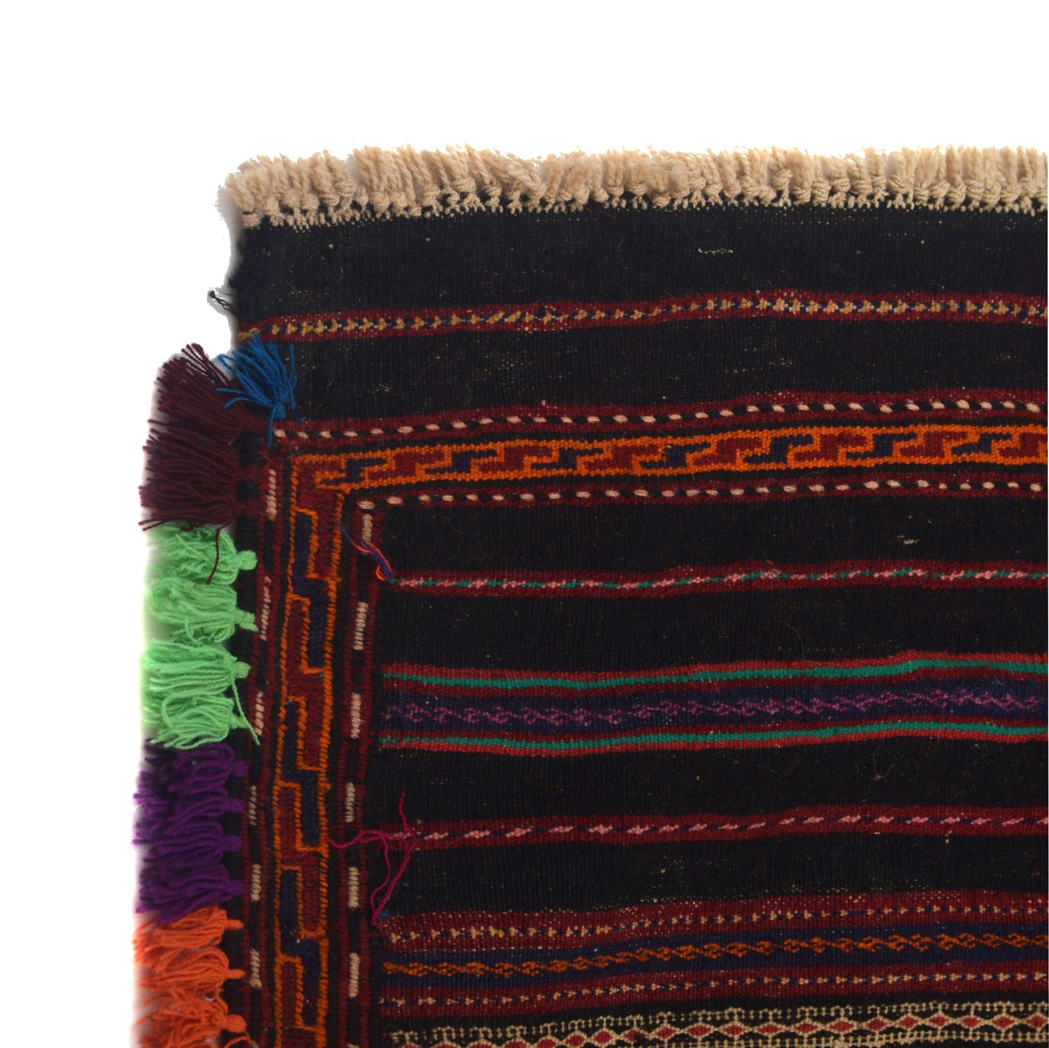 Handmade Flatweave Kilim 4' 8" x 7' 1" ft / 141 x 216 cm - No. B19314