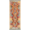 Handmade Vegetable Kilim Runner 2' 1" x 6' 0" ft / 63 x183 cm - No. B19502