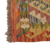 Hand Knotted Afghan Style Kilim Runner 2' 1" x 4' 9" ft / 63 x144 cm - No. B19535