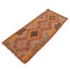 Hand Woven Wool Kelim Runner 2' 0" x 4' 9" ft / 62 x146 cm - No. B19543