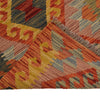 Hand Woven Wool Kelim Runner 2' 0" x 4' 9" ft / 62 x146 cm - No. B19543