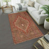 Brown Color Overdyed Area Rug 3' 0" x 4' 9" ft / 91 x 144 cm - No. B19568