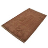 Brown Color Overdyed Area Rug 3' 0" x 4' 6" ft / 91 x 136 cm - No. B19635