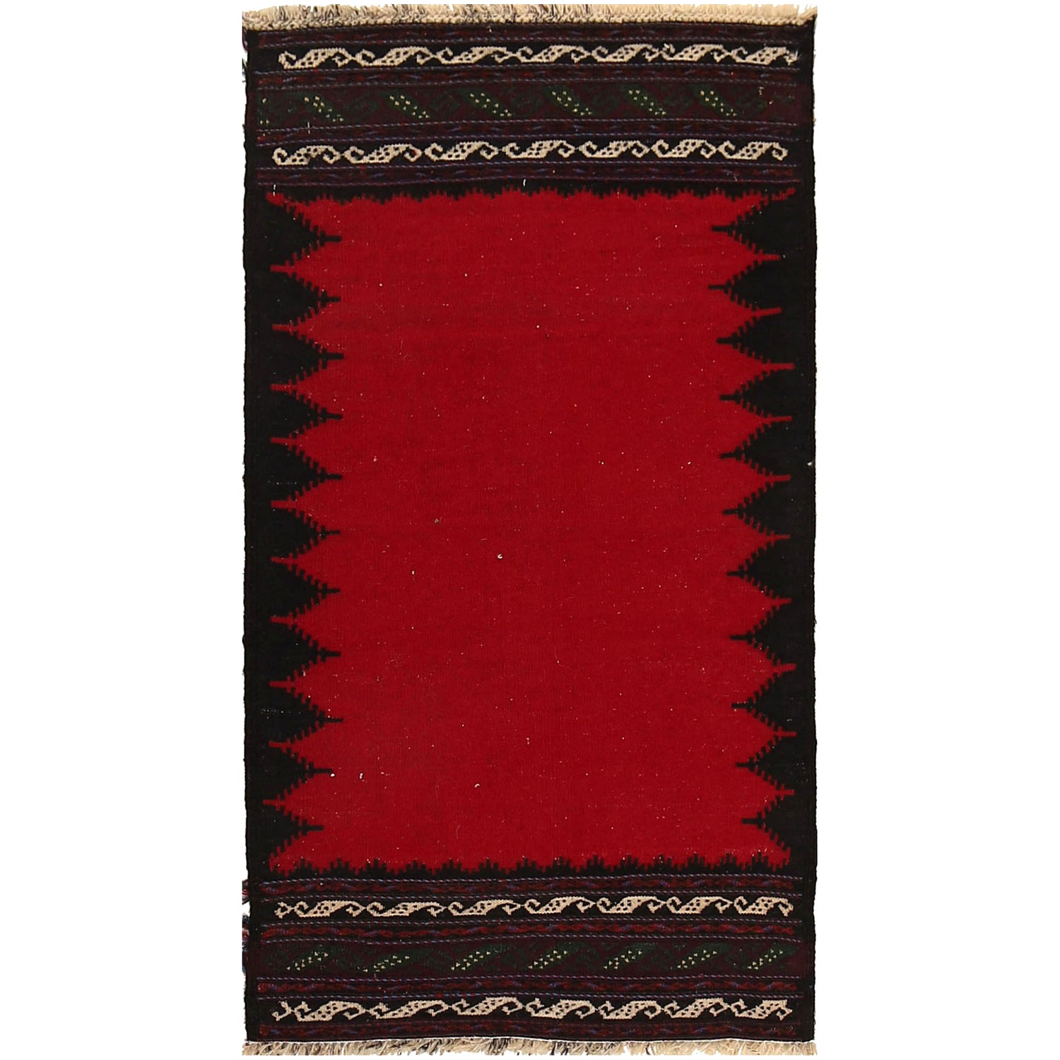 Flatweave Table Sheet Runner 2' 0" x 3' 7" ft / 62 x 110 cm - No. B19870