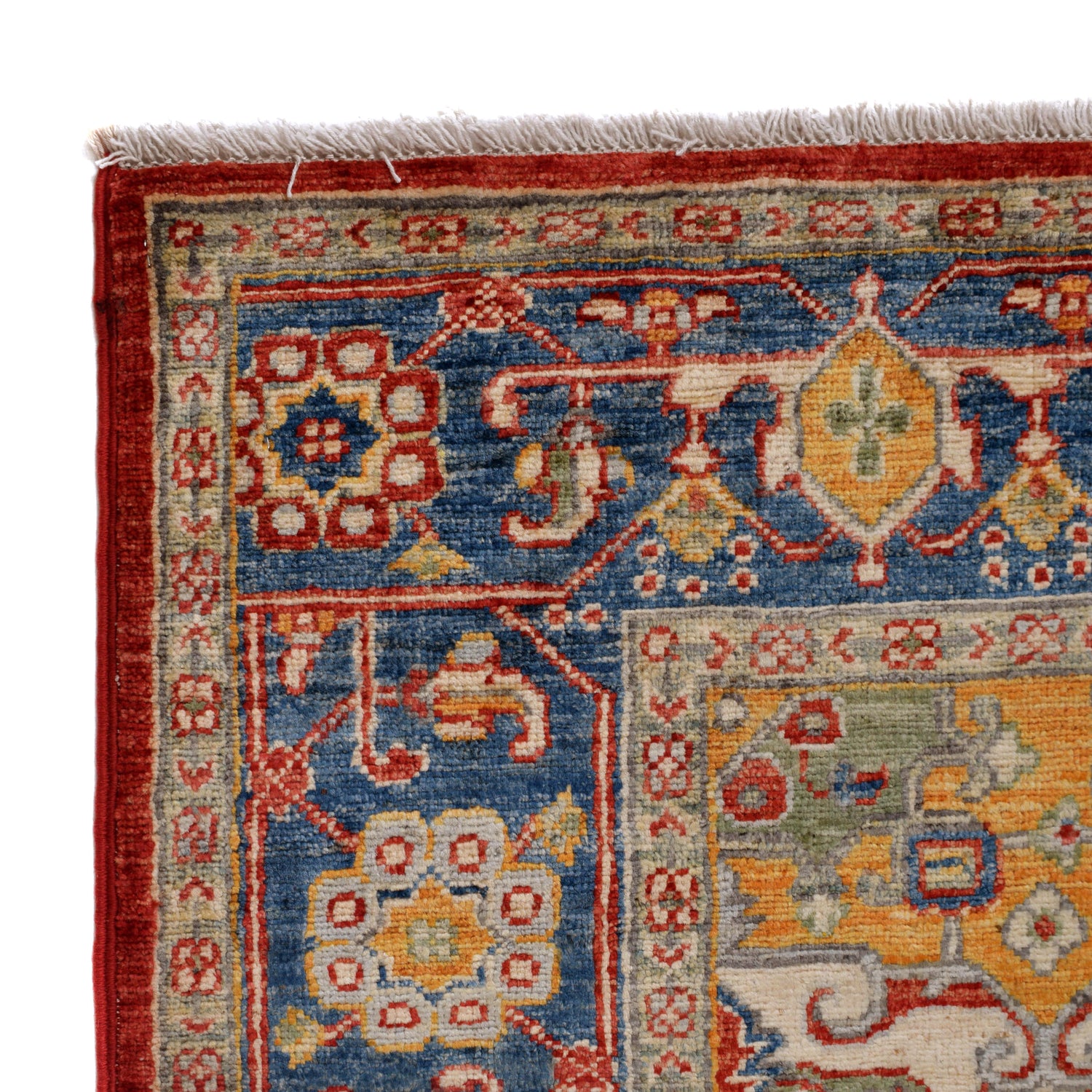 Hand Knotted Heriz Rug 5' 0" x 6' 6" ft / 153 x 199 cm - No. B19903