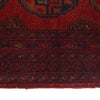 Red Color Afghan Area Rug 3' 5" x 4' 10" ft / 105 x 147 cm - No. B19934