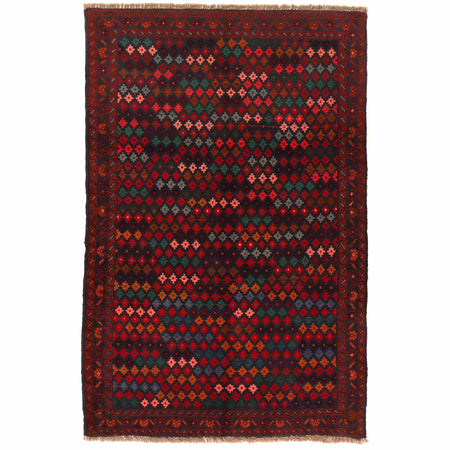 Tribal Baloch Rug 3' 10" x 5' 9" ft / 117 x 175 cm - No. B19944