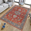 Red Color Heriz Design Rug 8' 2" x 9' 11" ft / 250 x 303 cm - No. B20010