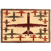 Hand-Knotted Afghan War Carpet 1' 11" x 2' 11" ft / 59 x 88 cm - No. B20042