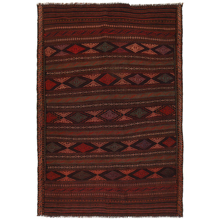 Afghan Laghari Kilim 5' 3" x 8' 3" ft / 161 x 251 cm - No. B20213