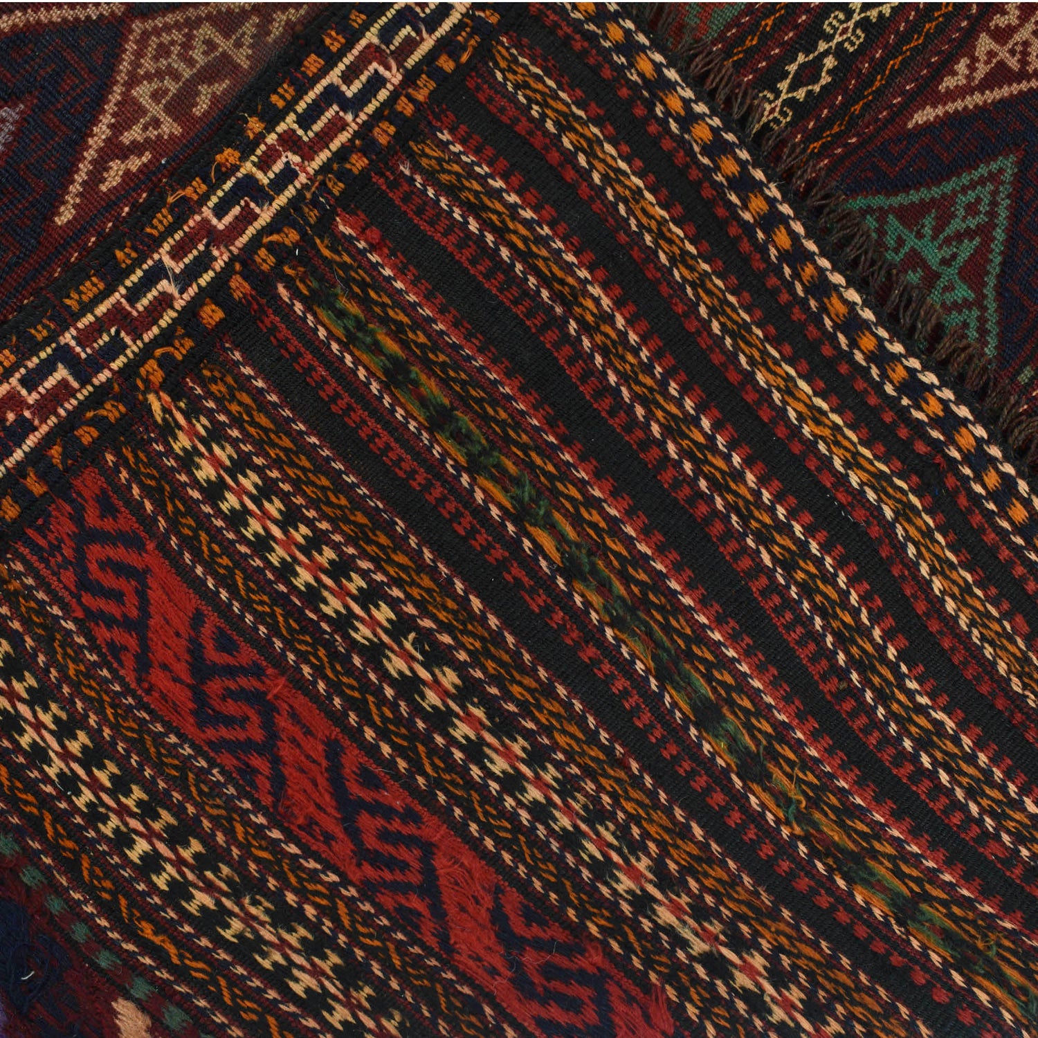 Afghan Laghari Kilim 5' 3" x 8' 3" ft / 161 x 251 cm - No. B20213