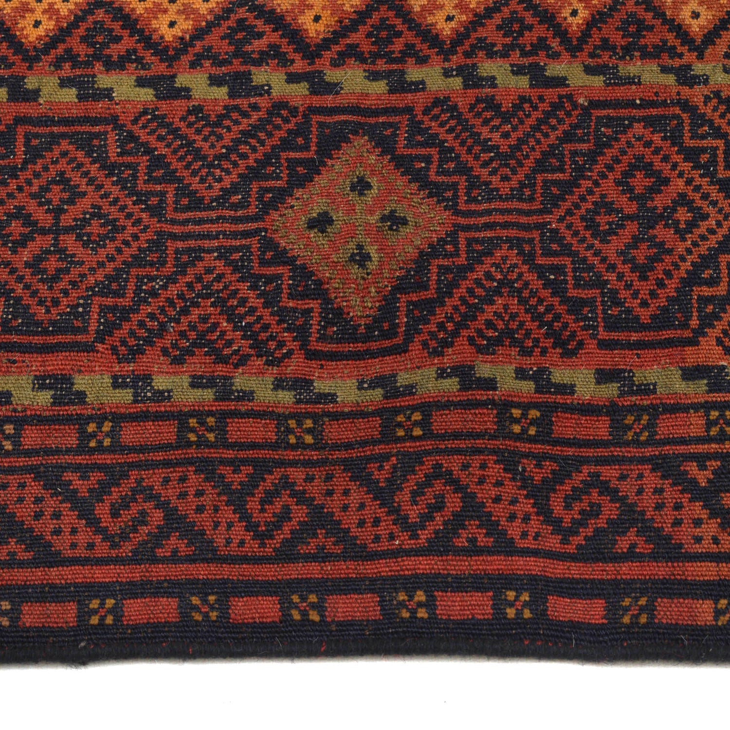 Hand Knotted Laghari Kilim 3' 6" x 6' 5" ft / 107 x 195 cm - No. B20216