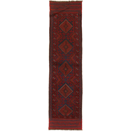 Handmade Mushwani Runner Rug 1' 10" x 7' 9" ft / 56 x 237 cm - No. B20232