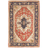 Hand Knotted Heriz Rug 4' 1" x 6' 1" ft / 124 x 186 cm - No. B20277