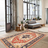 Hand Knotted Heriz Rug 4' 1" x 6' 1" ft / 124 x 186 cm - No. B20277