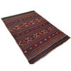 Traditional Flat Weave Kilim 4' 3" x 5' 7" ft / 130 x 170 cm - No. B20279