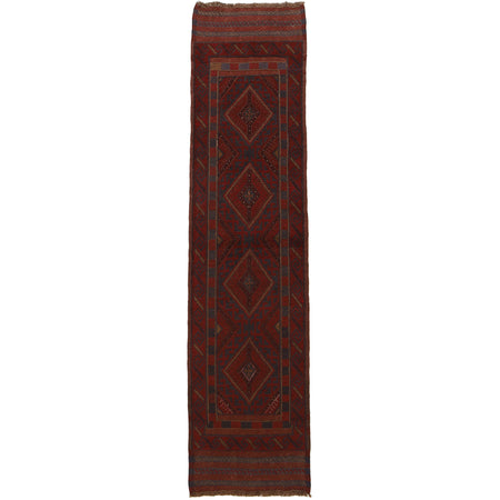 Handmade Mushwani Runner Rug 1' 11" x 8' 0" ft / 58 x 244 cm - No. B20283