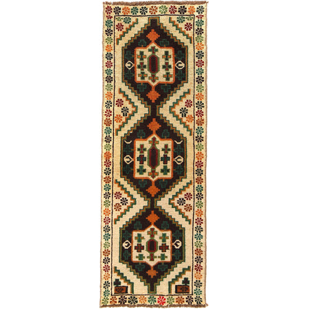 Noori Rug Karabag Socorro Rug - Brown/Blue 4'2 x 6'0