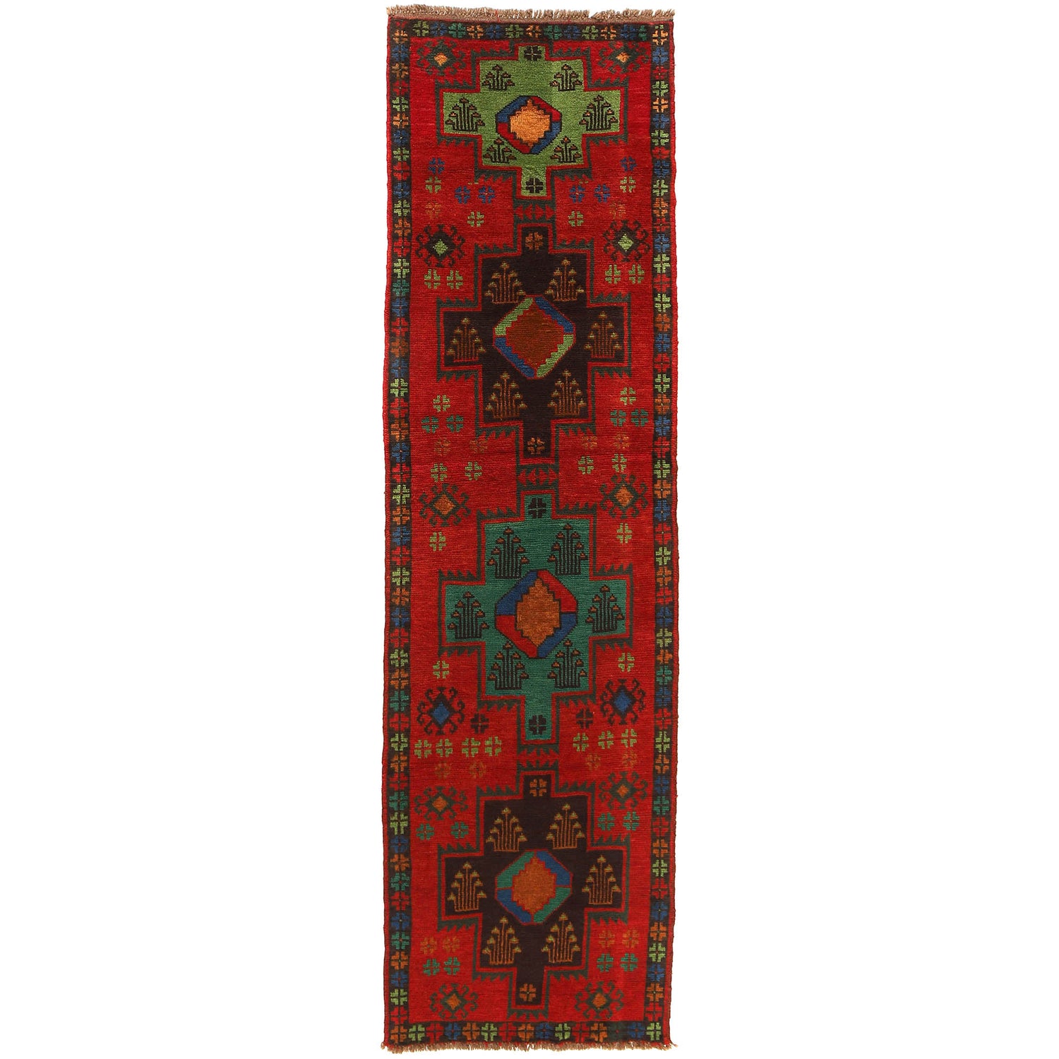 Baluchi Long Runner Rug 2' 7" x 9' 3" ft / 78 x 281 cm - No. B20344
