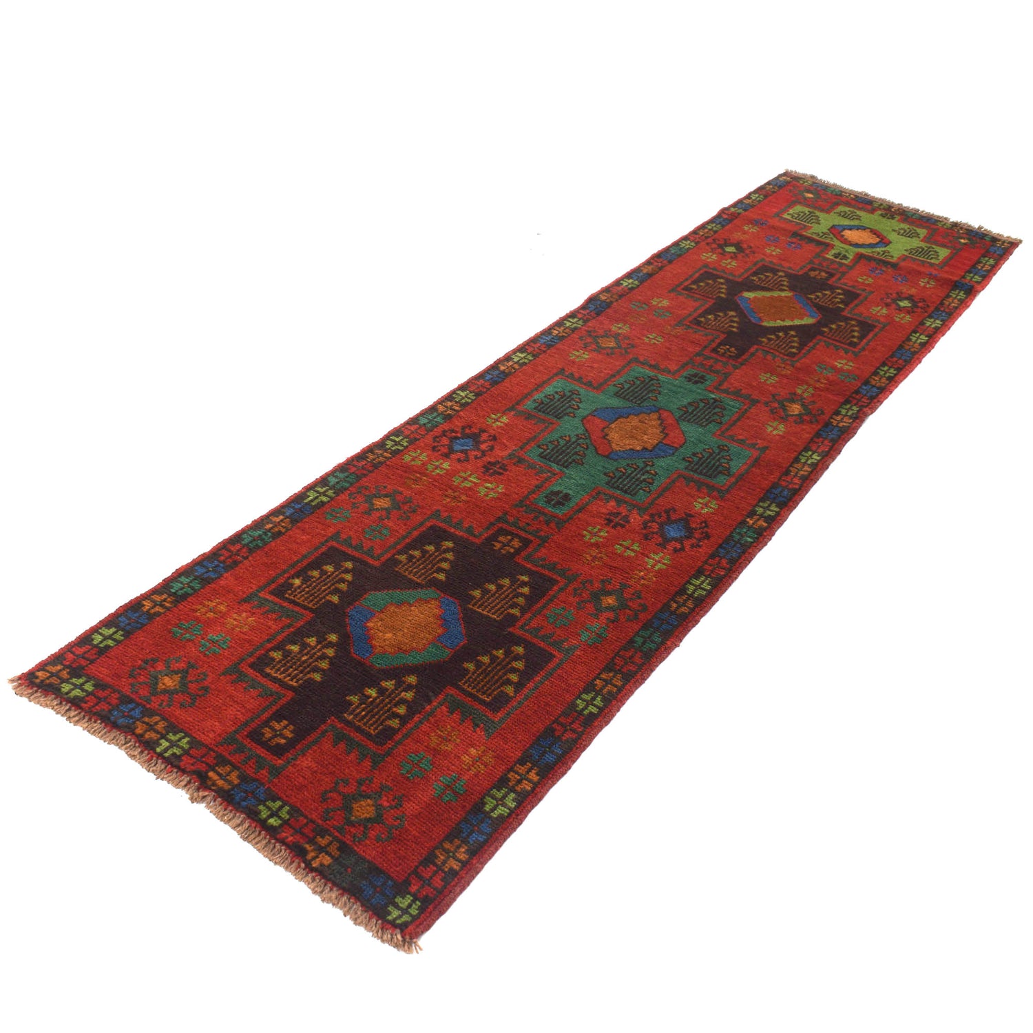 Baluchi Long Runner Rug 2' 7" x 9' 3" ft / 78 x 281 cm - No. B20344
