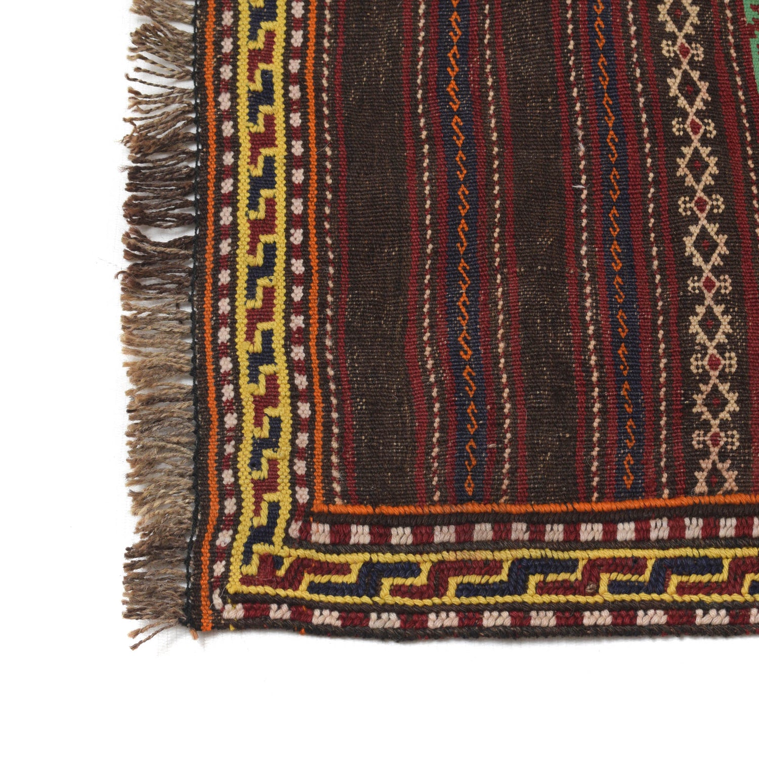 Traditional Flat Weave Kilim 4' 7" x 6' 11" ft / 133 x 228 cm - No. B20350