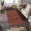 Afghan Laghari Kilim 4' 6" x 8' 0" ft / 136 x 244 cm - No. B20353
