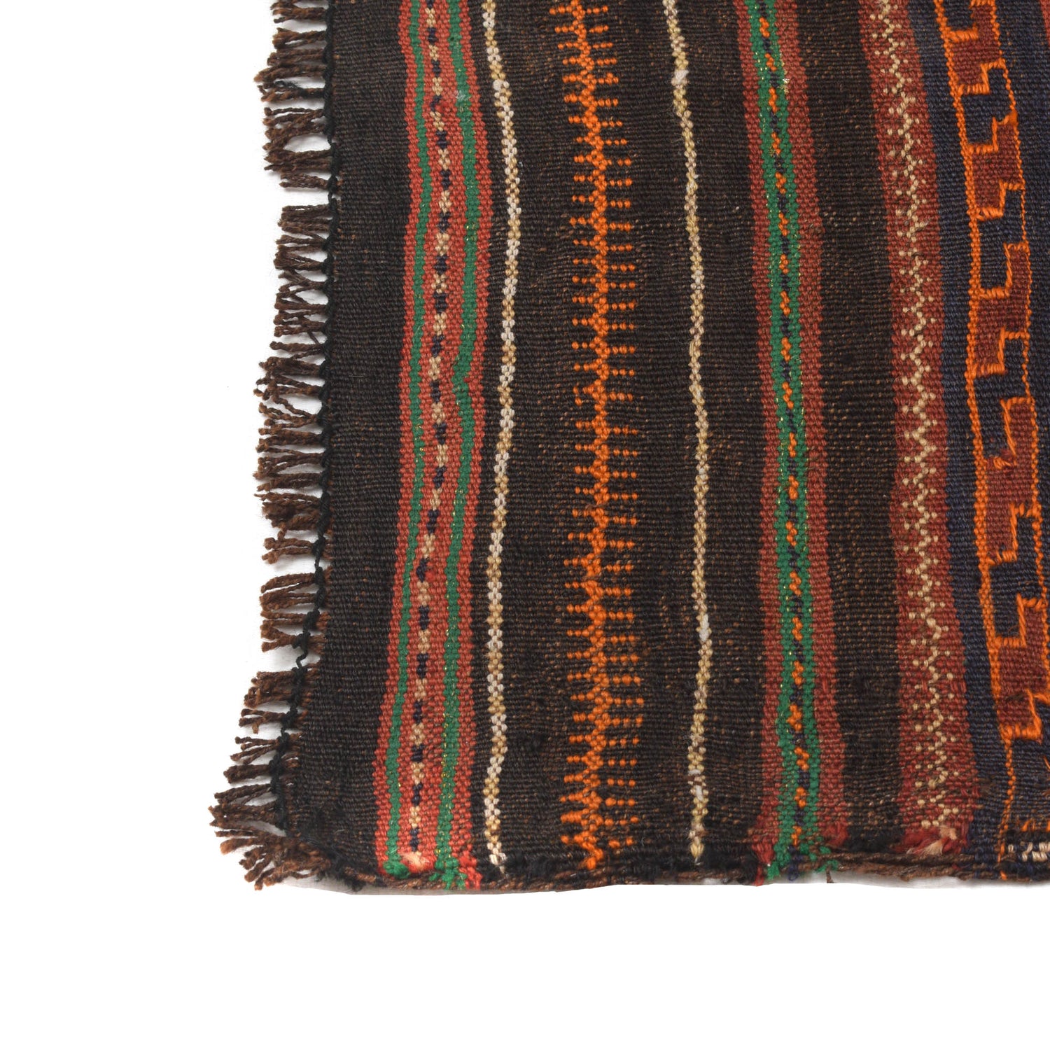 Afghan Laghari Kilim 4' 6" x 8' 0" ft / 136 x 244 cm - No. B20353