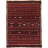 Traditional Flat Weave Kilim 4' 8" x 6' 7" ft / 143 x 200 cm - No. B20383